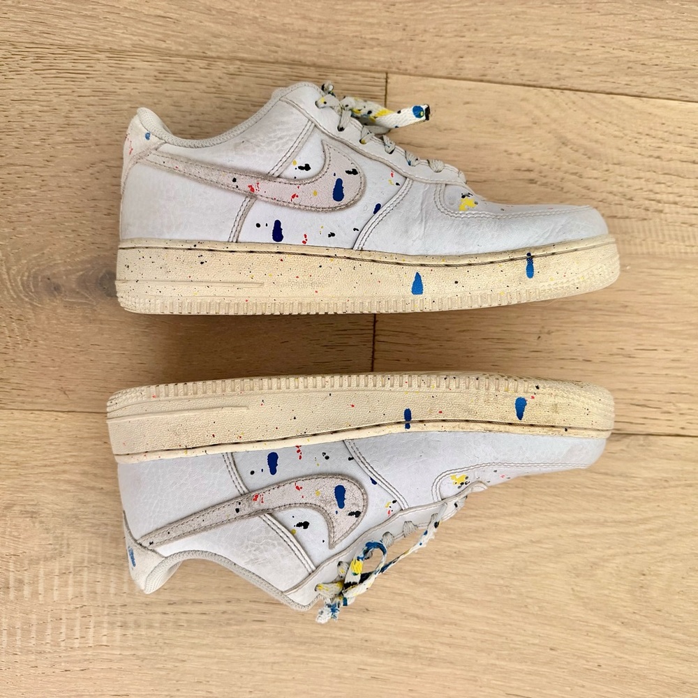 Nike Air Force 1 - Splatter Edition (men’s size 6.5/womens 8)